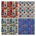 thumbnail image 2 of FABRIC CREATIONS Marvel Comics Cotton Fat Quarter Bundle 4-Piece, 4x18x21, 2 of 2