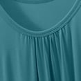 thumbnail image 4 of Elvqul Nuisettes Sans Manches pour Femmes Grande Taille Pyjamas Verts pour Femmes Pyjamas Unis pour Femmes Coton Doux, 4 of 5