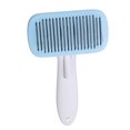 thumbnail image 3 of Cat Hair Removal Slicker Comb, Fast Hair Removal Self  Pet Brush Button   For Home Steel Wire Blue, 3 of 8