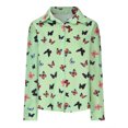 thumbnail image 4 of Pompotops Chemise à Manches Longues Imprimée Numérique pour Femme Chemise Imprimée Haut Mode en Solde, 4 of 6