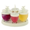 thumbnail image 1 of Coofit Ice Cream Mold DIY Fish Shape 6-Capacity Ice Pop Mold Popsicle Mold for Home, 1 of 10