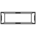 thumbnail image 3 of vidaXL Console Table Transparent 100x35x75 cm Tempered Glass, 3 of 4
