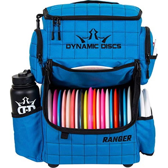 Dynamic Discs Ranger Disc Golf Backpack | Large Main Compartment That Can Hold 18+ Discs | On-Deck Disc Golf Putter Pouch Capable of Holding Two Disc Golf Putters (Cobalt Blue)