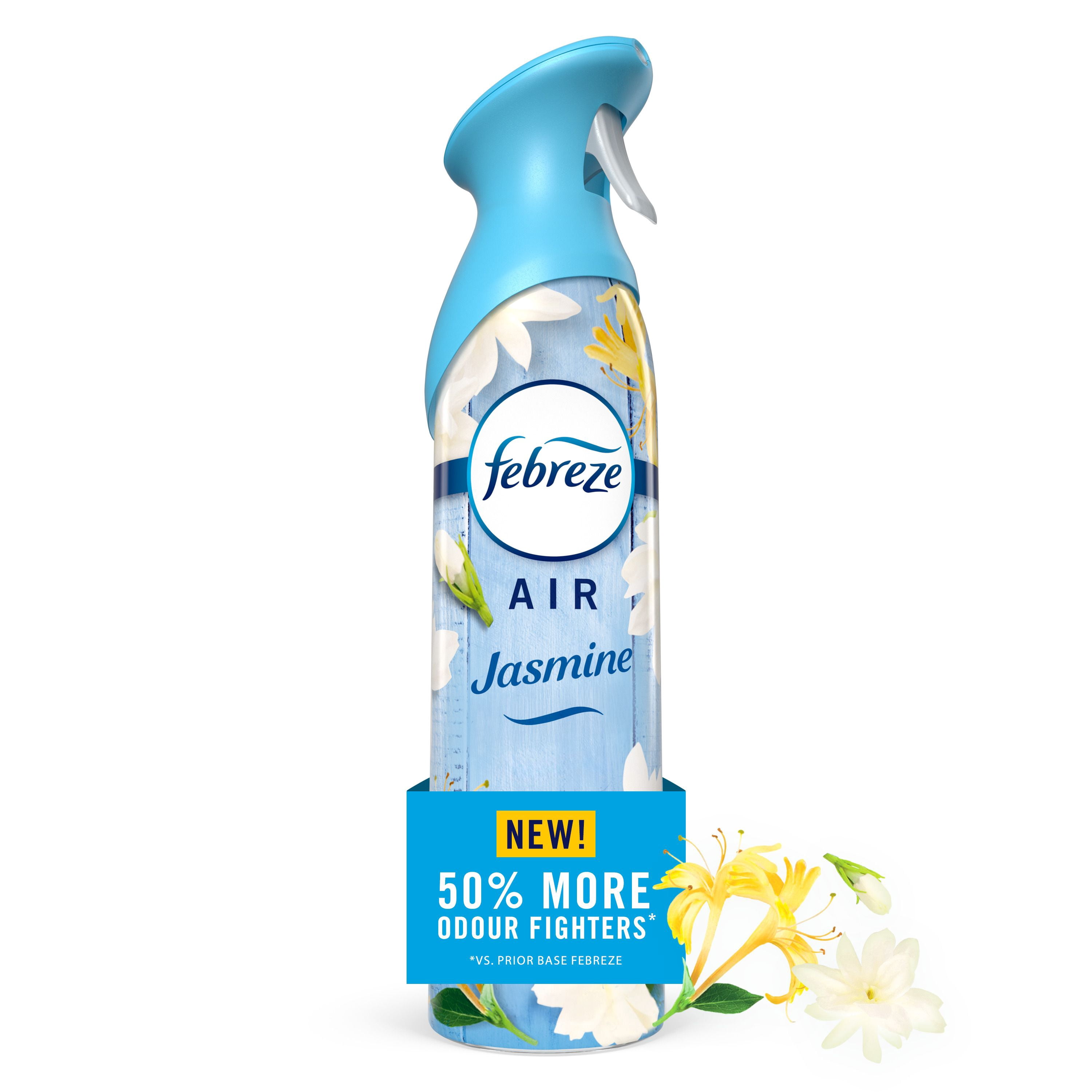 Assainisseur d’air en vaporisateur Febreze Air, éliminateur d’odeurs dans les pièces de la maison, Jasmin et chèvrefeuille, 1 unités