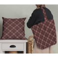 thumbnail image 5 of Soimoi Japan Crepe Satin Fabric Diagonal Check Print Fabric by The Yard 42 Inch Wide, 5 of 5
