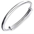 thumbnail image 1 of Namzi Simple Style 925 Sterling Silver Bangle Women Gift Bracelets Bangles, 1 of 5