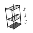 thumbnail image 1 of koolsoo Garden Tool Organizer 3 Tier Garage Tools Storage Stand for Lawn Brooms Shed, 1 of 8