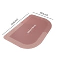 thumbnail image 3 of 16x24 Diatomaceous Earth Bath Rug, Super Absorbent Quick Dry Bathroom Floor Mat, Non Slip Rubber Backing Washable Shower Rug for in Front of Bathtub, Modern Diatomite Bath Mat for Shower Room, Pink, 3 of 7