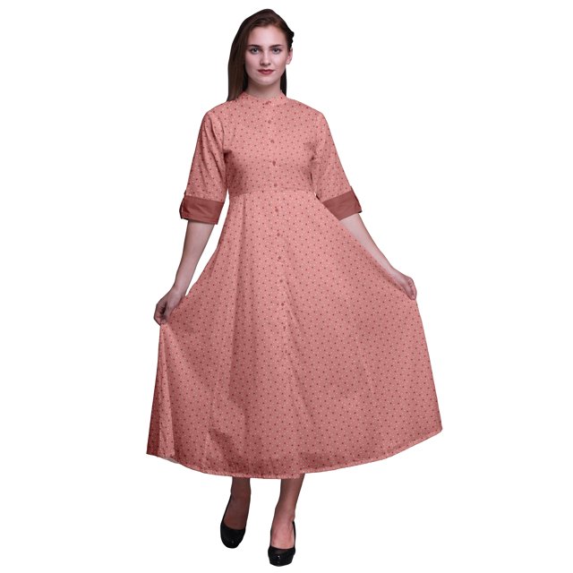 Bimba Geometric Ladies Button Down Print Dress A-Line Cocktail Party Shirt Dress-X-Large