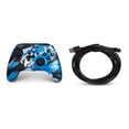 thumbnail image 2 of PowerA Enhanced Wired Controller for Xbox - Metallic Blue Camo; gamepad, wired video game controller, gaming controller, Xbox Series X|S, 2 of 6