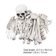 thumbnail image 2 of OUNONA Skeleton Bones Decoration Spooky Theme Plastic For Porch Or Pack 40X2.75In, 2 of 6