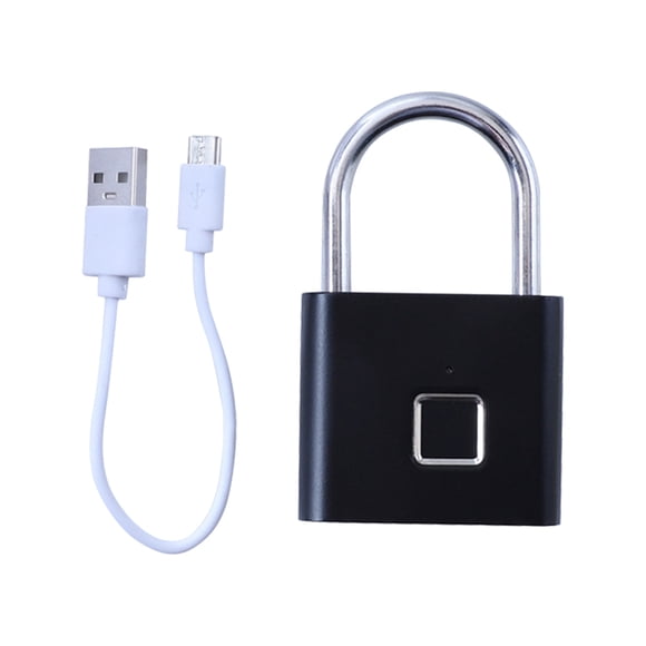 XZNGL Padlock Fingerprint IP65 Water-resistant, Anti-theft, Digital Lock Portable Security For Cabinet, Gym, Door, Luggage, Suitcase, Bags, Lockers, Backpack