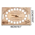 thumbnail image 3 of RYRDWP Clearance Plateau de Jeu de Roulette en Verre à Shooter en Bois – Plateau de Table à Vin de Fête Interactif avec Règles Gravées et Toupie, Taille Unique pour Rassemblements d'Adultes, 3 of 6