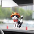 thumbnail image 4 of TopLLC 2PC Christmas Ideas Kittens Car Pendant Backpack Pendant license plate, 4 of 6