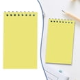 thumbnail image 2 of 3x5 Inch Top Bound Spiral Memo Pads, Pocket Mini Notebooks, Portable Wire Binding Note Book,50 Sheet Per Pad Small Jotter for On The Go Quick Note Task Draft & Temporary Information Recording,Yellow, 2 of 9