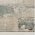 thumbnail image 5 of Ladole Rugs Tapis Rustique Beige Brun Sarcelle Vert Motif Abstrait Intérieur Extérieur Tapis, 5 of 5