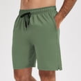 thumbnail image 2 of Plebaso Mens Casual Drawstring Shorts Elastic Waist Athletic Shorts Breathable Summer Shorts with Pockets, 2 of 7