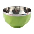 thumbnail image 2 of TACILIP Bol en Acier Inoxydable 304 à Double Couche Originalité Bol Sammy Bol à Soupe Bol à Souper Bol de Riz Isolé Bol Coloré pour la Maison, Cadeaux pour Hommes, 2 of 6