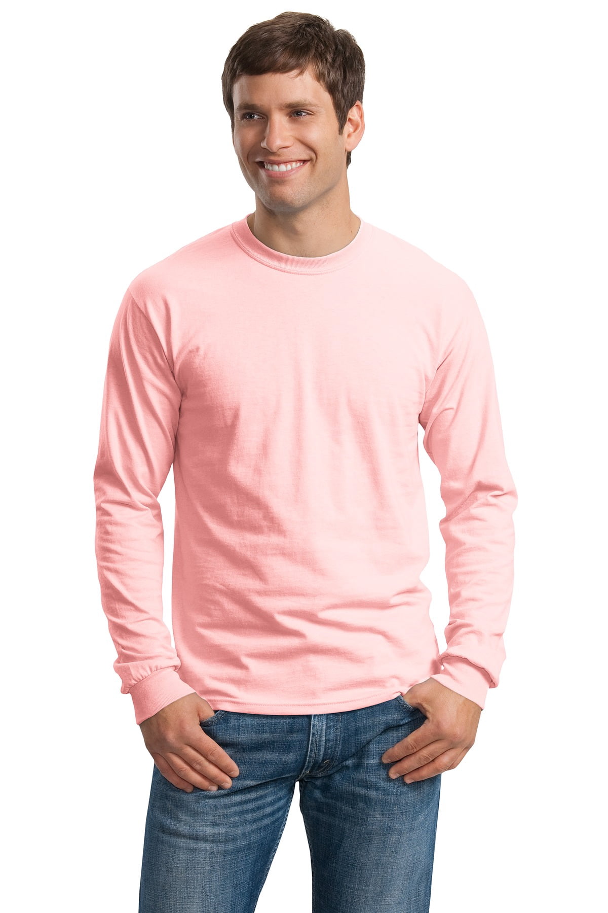 Gildan T-Shirt à Manches Longues pour Hommes en Coton 100 pour Cent - G2400