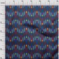 thumbnail image 2 of oneOone Silk Tabby Fabric Stripe Ikat Print Sewing Fabric BTY 42 Inch Wide, 2 of 4