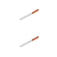 thumbnail image 2 of Wweixi Stainless Steel Blade Offset Spatula For Cake Decorating Multifunction Best Helper Frosting Spatula Straight knife 8in 2Set, 2 of 6
