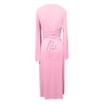 thumbnail image 5 of Yuyuzo Robes de Printemps pour Femmes 2025 Robe Chandail à Manches Longues à Col Ras du Cou Robe en Tricot Côtelé Fluide Coupe Évasée Robes Maxi, 5 of 5