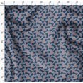 thumbnail image 4 of Soimoi Purple Rayon Crepe Fabric Bow & Stripe Print Fabric by the Yard 46 Inch Wide, 4 of 5