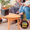 thumbnail image 3 of Tel que Vu à la Télé Handy Heater Pure Warmth Chauffage d’Appoint Céramique Portable 1200W avec Filtre True Shield et Vitesses Réglables, 3 of 7
