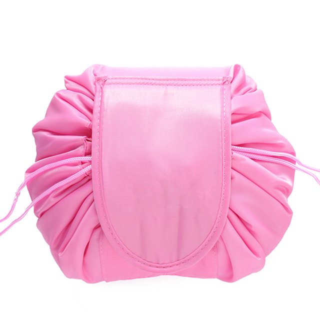Yeacher Drawstring Cosmetic Bag for Women Travel Makeup Bag Case Organizer Storage Pouch Box
