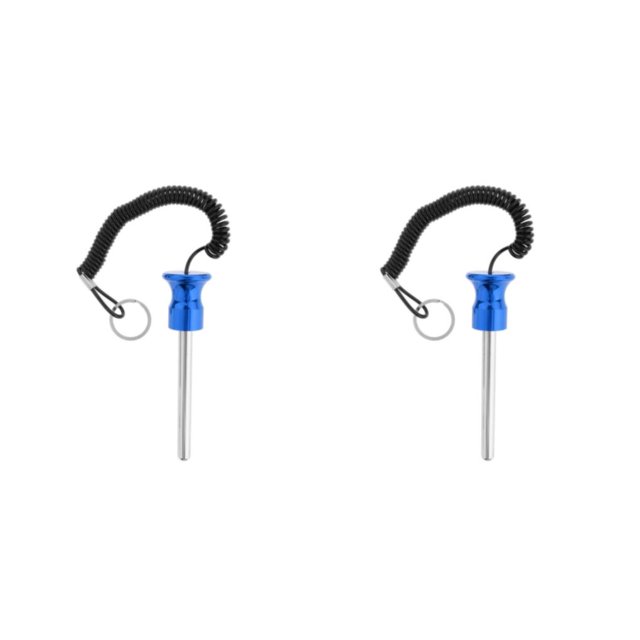 Dalazy Magnetic Weight Stack Pin with Pull Rope Replacement Parts Blue 10x105mm 2Set