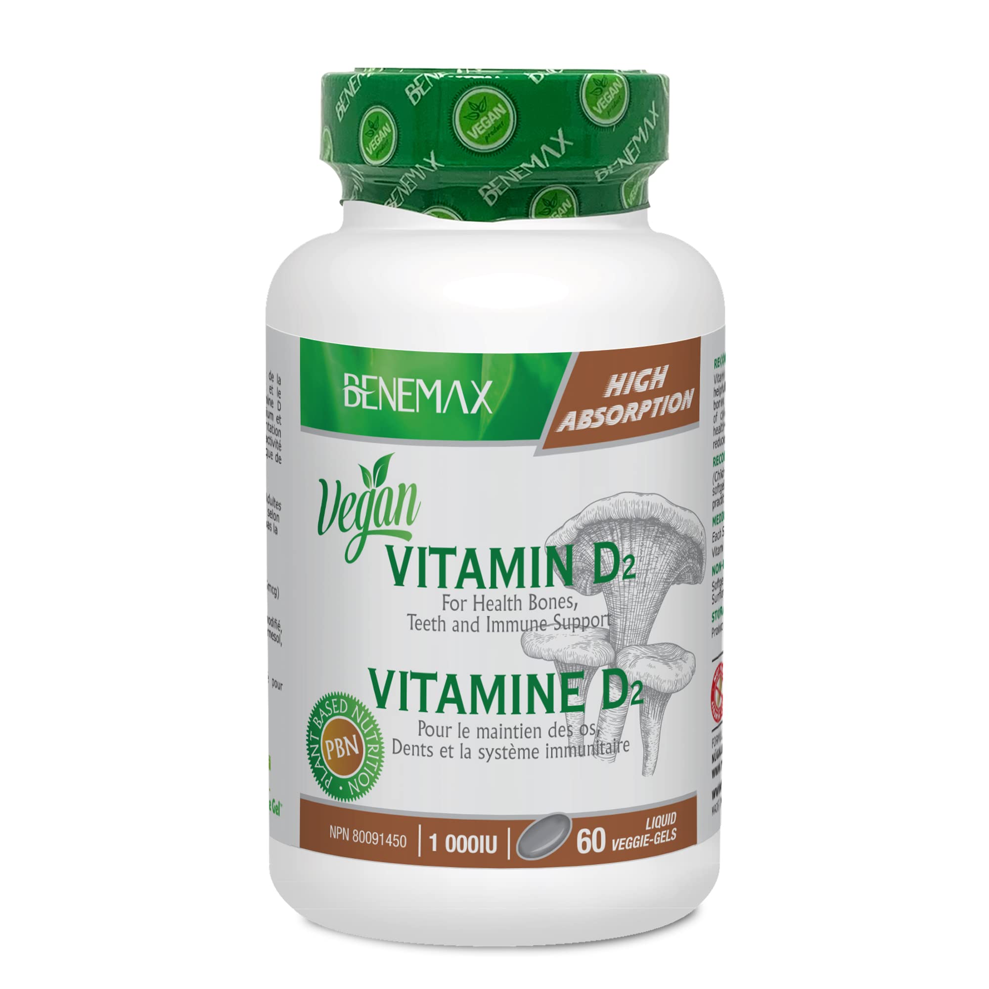 Benemax Vitamin D. 1000 IU - 60s