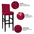 thumbnail image 3 of Stretch Bar Stool Cover for Bar Height Side Chair Slipcovers, 3 of 8