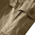 thumbnail image 4 of Styesk Mens Shorts Men's Pockets Cargo Pants Casual Button Classic Summer Short With Multi Pockets, 4 of 5