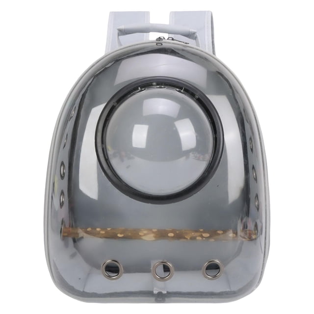 GROWTH TANK Backpack Carrier Visible Adjustable Parrot Backpack Travel Bag for Outdoor Grey