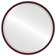 thumbnail image 1 of Miroir Rond Encadré London - Cerisier Noir - 25 Pouces x 25 Pouces, 1 of 7