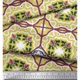 thumbnail image 2 of Soimoi Rayon Fabric Tiles Moroccan Print Fabric by Yard 56 Inch Wide, 2 of 3