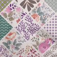 thumbnail image 1 of oneOone Cotton Poplin Purple Fabric Florals Fabric For Sewing Printed Craft Fabric By The Yard 56 Inch Wide, 1 of 4