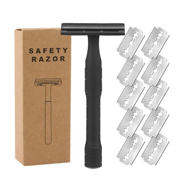 CHUANK Rasoirs pour Hommes Rasoir Rétro Rasoir Droit Structure Robuste Fournitures de Rasage de Précision Rasoirs pour Hommes Style7