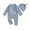 Blue, variant on Splozh Newborn Baby Girls One Piece Romper Baby Boy Girl Romper I'm Here Embroidery Letter Jumpsuit Outfits Fall Spring Clothes Green,0-3 Months