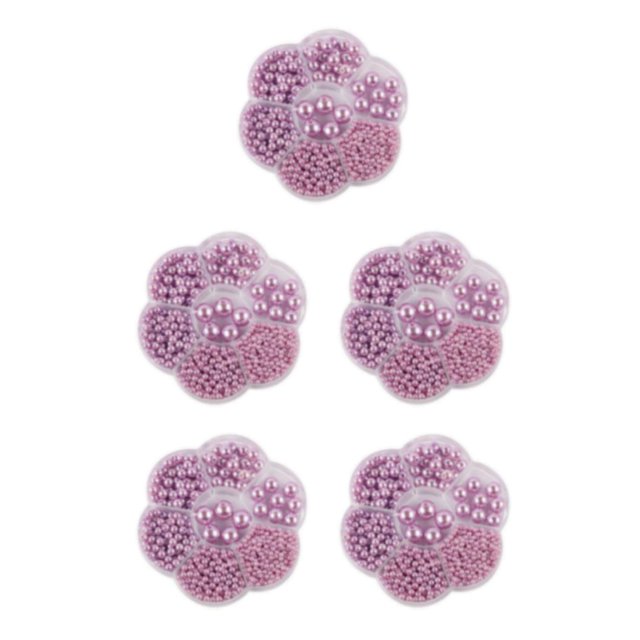 Baohd 1/2/3/5 1150pack/lot Bead Accessories Easy To Thread Wide Application Not Easy To Fade purple 5PCS