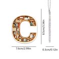 thumbnail image 3 of 26 Letter Acrylic Keychain Pendant for Books, 3 of 5