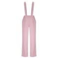 thumbnail image 4 of RXMEKW Romper with Zipper and Belt for Women, Sleeveless Racerback Jumpsuit with Pockets, Solid Color, 4 of 9