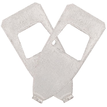 OUNONA Embouts de Violon en Métal Argenté 2 Pcs pour Protéger et Améliorer les Arcs 0.94x0.39x0.16 Po