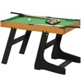 thumbnail image 1 of Soozier Ensemble de Mini Table de Billard Pliant de 38 Pouces Jeu de Table de Billard avec Indices, 1 of 10