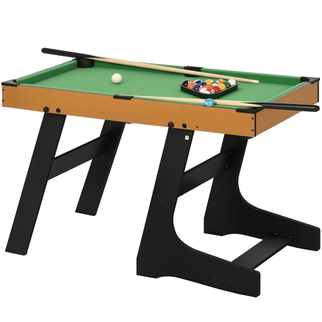 Soozier Ensemble de Mini Table de Billard Pliant de 38 Pouces Jeu de Table de Billard avec Indices