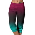 thumbnail image 1 of Yuyuzo Womens Capri Pants High Waisted Drawstring Sweatpants Running Gym Cropped Trousers with Pockets, 1 of 6