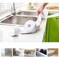 thumbnail image 3 of tredstone 3Pcs Sealing Strip Tape Waterproof Oil-proof Sink Edge Tapes Wall Sticker White 1Set, 3 of 6