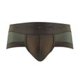 thumbnail image 1 of Rbaofujie Underwear For Men Men's Cotton Boxers Solid Color Open Seamless Underwear, 1 of 2