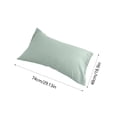 thumbnail image 3 of YIMWNYI Japanese Style Unprinted Pillowcase, Washed Pillow Cover, Polyester Pillowcase, Solid Color Minimalist Bedding, Skin-Friendly Breathable Pillowcase, Fade-Resistant & Pilling-Free Pillowcase, 3 of 6