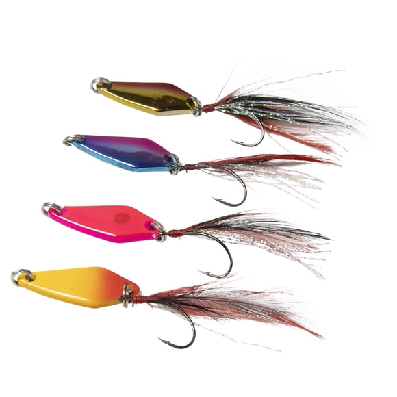 Lunkerhunt Micro Spoon - Kit de Cuillère de Pêche - Motif de Réaction - 1/8 oz